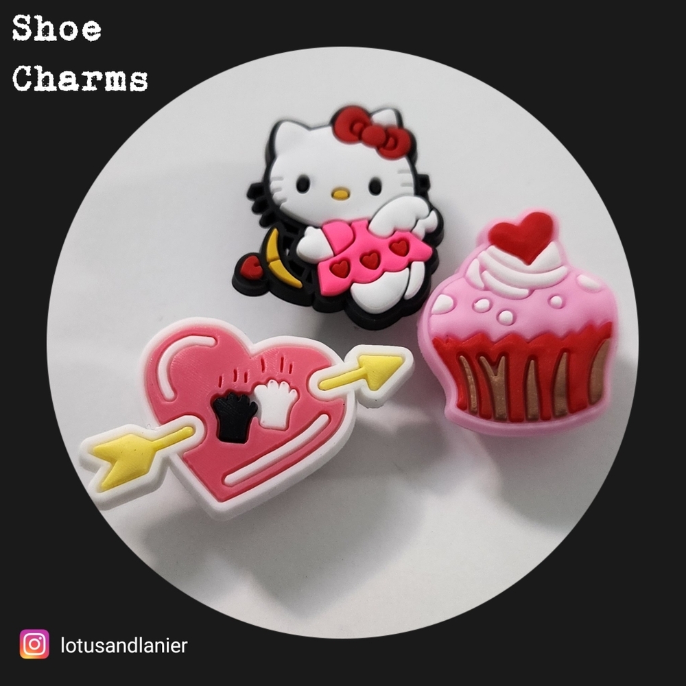 Shoe Charms Hi Kitty Set of 3